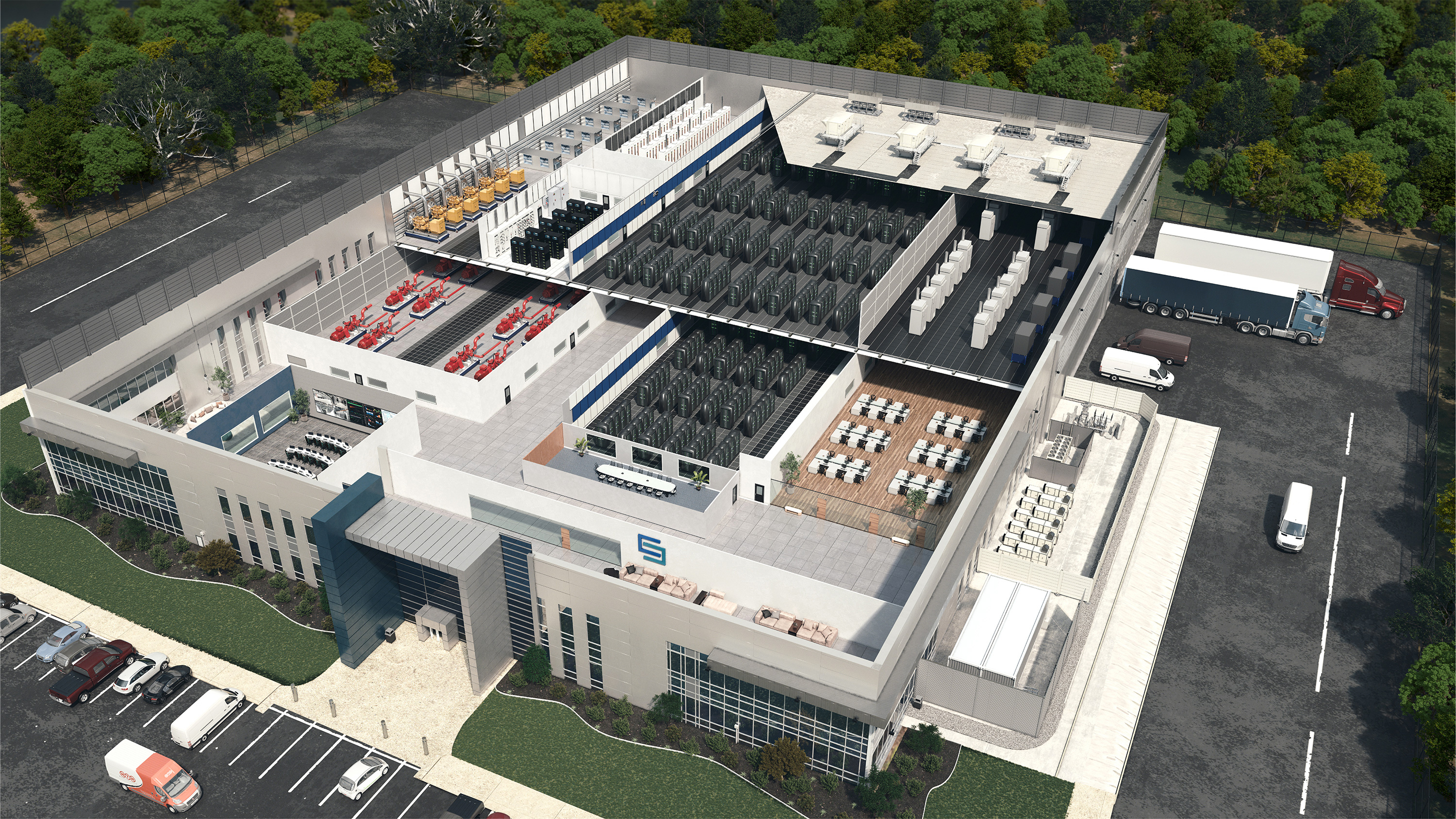 Data Center Rendering